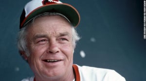 Earl Weaver in the 1980s. In 1983 he led the Baltimore Orioles to a ...