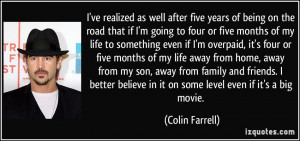to four or five months of my life to something even if I'm overpaid ...