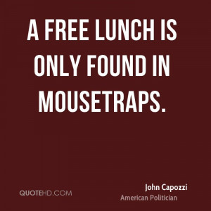 FREE LUNCH QUOTES