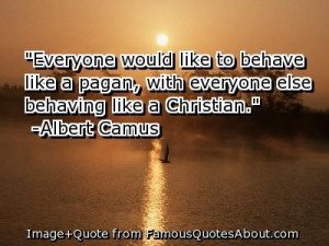 Quotes about Pagan