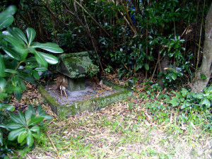 small, roadside Shinto shrine on a Japanese island
