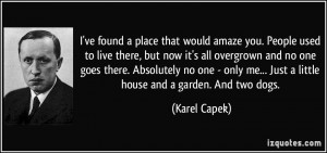 More Karel Capek Quotes