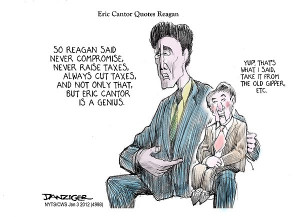 Cantor Quotes Reagan