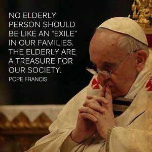 Pope Francis on the Elderly