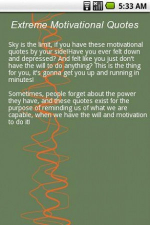 View bigger - Extreme Motivational Quotes for Android screenshot