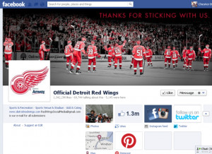 Detroit Red Wings Facebook Cover