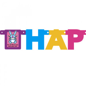 ... happy bunny 1 happy birthday banner it s happy bunny 1 happy birthday