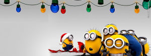 Minions Christmas Facebook Cover
