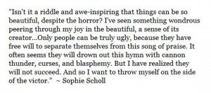 sophie scholl quotes | Sophie Scholl