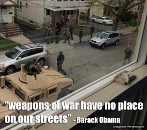weapons of war have no place on our streets, or in our schools, or ...