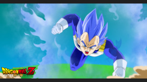 Vegeta Super Saiyan God by Elyas11