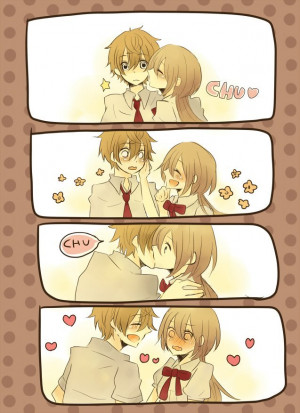 Anime-kawaii-kiss-love by 666Ayame