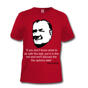Bob Paisley t-shirt from RetroFootballTshirts