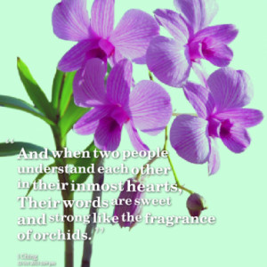 Quotes About: orchid