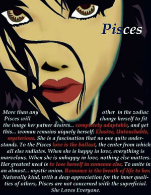 pisces female is full of womanly charms and at the very first glance ...