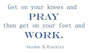 President Hinckley