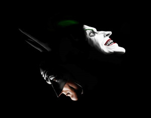 Classic Batman Joker Combo Fin by drbjrart