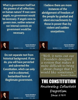 James Madison vs. Barack Obama on the U.S. Constitution