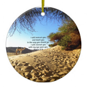 bible_verses_inspirational_quote_psalm_32_8_ornament ...