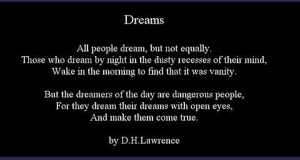 Lawrence. Dreamers quote