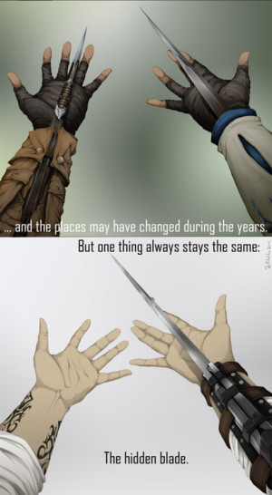 Fanart assassin's creed altaïr ibn-la'ahad ezio auditore desmond ...