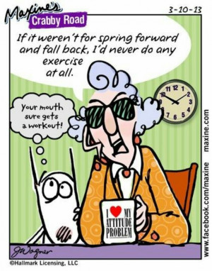 Maxine on Daylight Saving Time