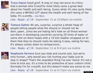 Lea-Ann Ellison, Heavily Pregnant Mother Defends Weight Lifting Regime ...