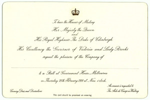 Royal Ball Invitations
