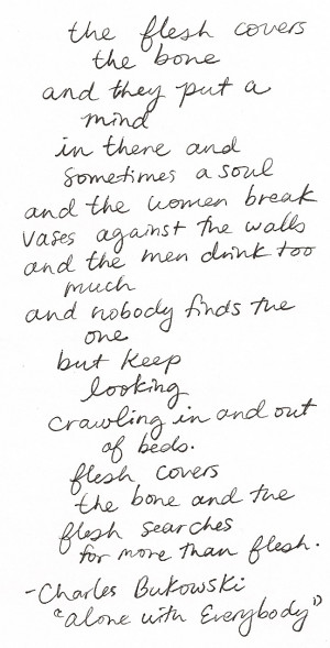 poetry Charles Bukowski wildthicket