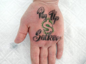 funny tattoos # tattoo # palm tattoo # lol