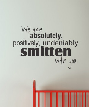 Take a look at this Black 'Absolutely Smitten' Wall Quote by ...
