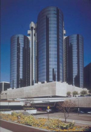 interior view of the westin bonaventure hotel 1976 by john portman