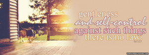 Gentleness And Self Control Cover Comments