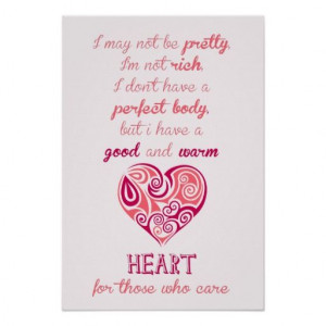 heart quote pink tribal tattoo girly poster #warm #heart #girly #quote