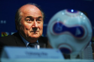 FIFA President Blatter Holds Press Conference At Women's World Cup ...