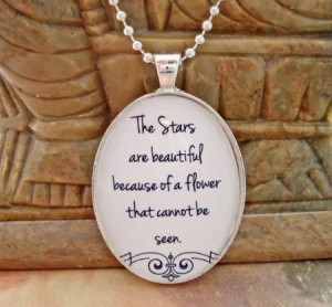 Details about The Little Prince Le Petite Quote Silver plated Glass ...