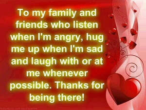 To my family and friends.. thank you..