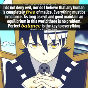 Soul Eater Death The Kid Quotes