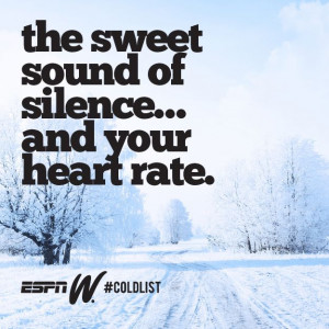 Ahhh! the #coldlist from espnW