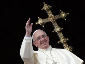 Pope Francis gives the 