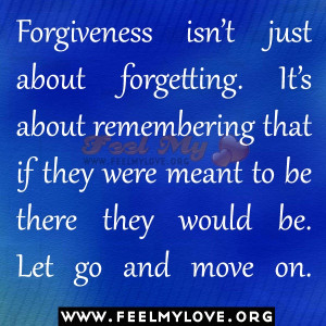 Forgiveness isn’t just about forgetting
