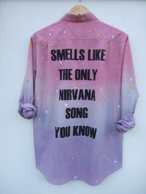 quote nirvana sky Grunge Colored purple streetstyle amazing colorful ...