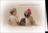 Congratulations on Becoming an Aunt Cards