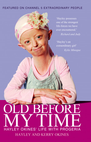 14-year-old Hayley Okines has co-written a book about her experience ...
