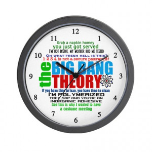 ... Bang Gifts > Big Bang Living Room > Big Bang Quote Collage Wall Clock