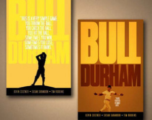 BULL DURHAM Movie Quote Poster - CO MBO Pack - Free Shipping* ...