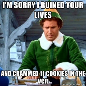 My favorite Christmas quote from the movie Elf. Lol.