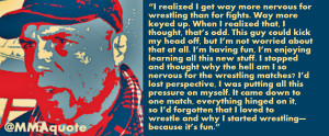 Quotes from MMA fighters on having fun