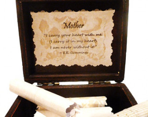 Mother Scroll Box - Gift Box of 20 sentimental quotes about mothers! A ...