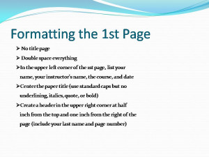 MLA Formatting and Integrating Quotes Presention